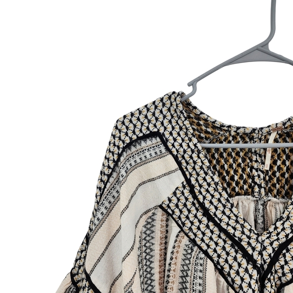 Free People Women's Runnin On A Dream 100% Cotton Embroidered Crop Top - S - Picture 3 of 10